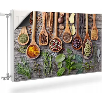 Obraz Magnetická podložka na radiátor LŽÍCE Koření 120x60 cm