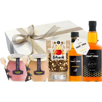 Dárkový potravinový koš Elisa - Sladké vánoční sady pro firmy