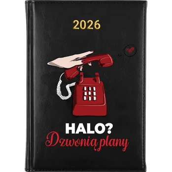 Kalendář Knižkový kalendář 2026 A5 černý