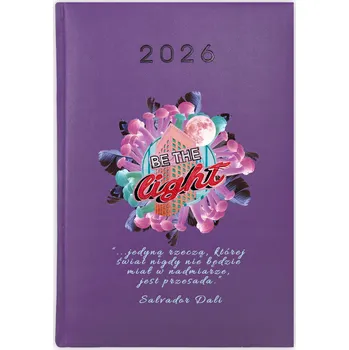 Kalendář Knihový kalendář 2026 A5 fialový
