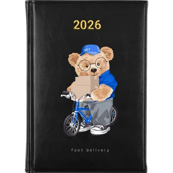 Diář Knižkový kalendář 2026 A5 černý