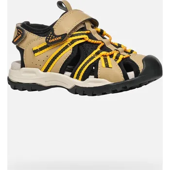 Chlapecká obuv Chlapecké sandály GEOX BOREALIS BÉŽOVÁ 33