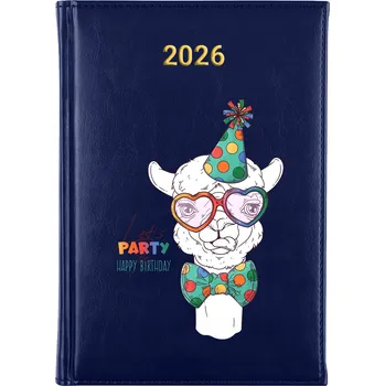 Kalendář Knižní kalendář 2026 A5 modrý