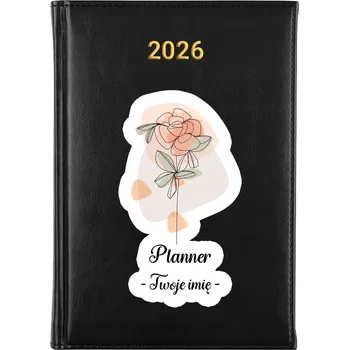 Diář Knižkový kalendář 2026 A5 černý