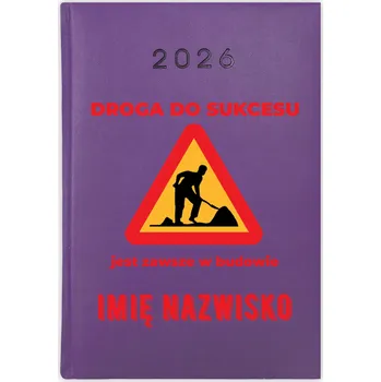 Kalendář Knižní kalendář 2026 A5 FunnyCase fialový