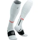 Kompresní podkolenky Compressport FULL SOCKS RECOVERY 2.0 3L Bílá, Černá, Červená