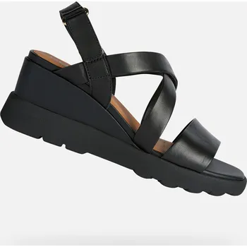 Dámské sandále Dámské sandály GEOX SPHERICA EC6 ČERNÁ 41