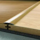 Přechodová lišta 2,7 m x 40 mm šampaň samolepící