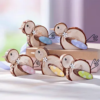 Weltbild Dřevěná dekorace Ptáček, sada 5 ks 492809