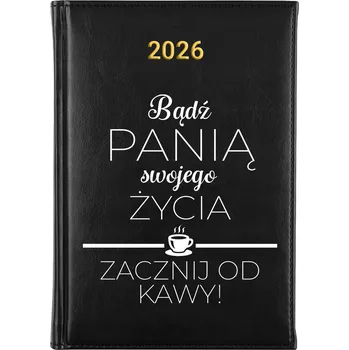 Kalendář Knižkový kalendář 2026 A5 černý