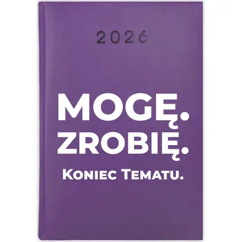 Kalendář Knihový kalendář 2026 A5 fialový