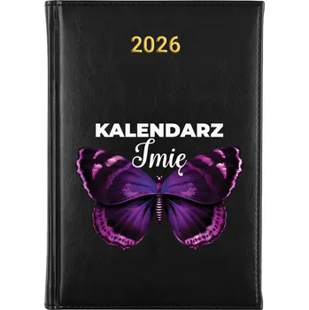 Kalendář Knižkový kalendář 2026 A5 černý