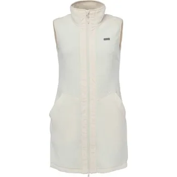 Dámská vesta Willard Dlouhá dámská fleecová vesta DAJADA XL Bílá