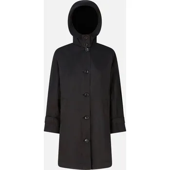 Dámský kabát Dámská parka GEOX DIAMOND ČERNÁ 48