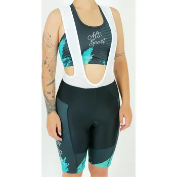 Dámské kraťasy Dámské cyklošortky premium ALTISPORT SWE/ALW01S14 TYRKYSOVÁ M