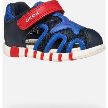 Chlapecké tenisky Chlapecké boty první kroky GEOX IUPIDOO B555PC0BC14C4226 TMAVĚ MODRÁ 24