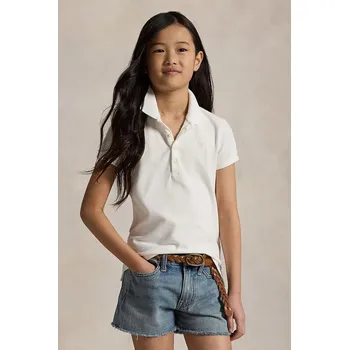 Chlapecké tričko Polo Ralph Lauren - Dětské polo tričko 128-176 cm 313573242005 bílá 00X, vel. 134-140