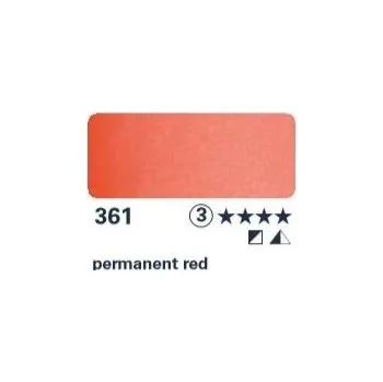 Vodová barva Akvarelová barva Horadam 1/2 – 361 permanent red