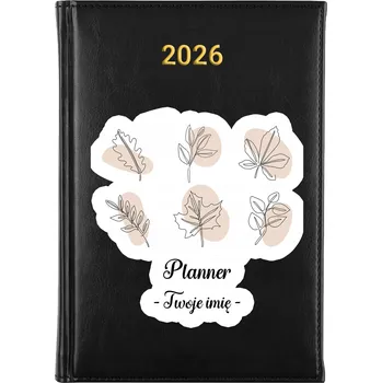 Kalendář Knižkový kalendář 2026 A5 černý