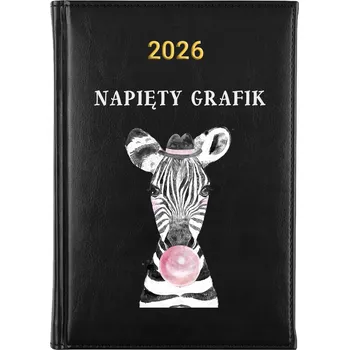 Kalendář Knižkový kalendář 2026 A5 černý