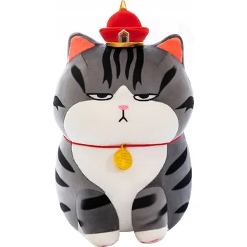 plyšák Plyšový polštář kočka, měkká plyšová hračka ve tvaru kočky, 65*40 cm