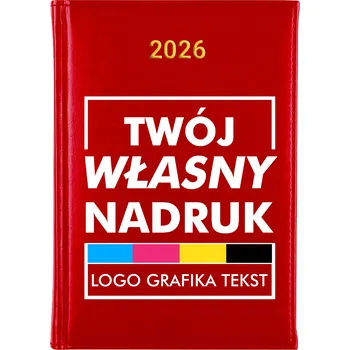 Kalendář Knižní kalendář 2026 A5 červený
