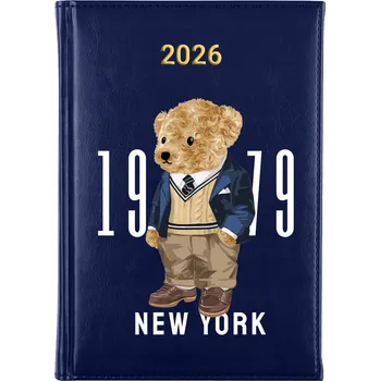 Kalendář Knižní kalendář 2026 A5 modrý