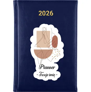 Kalendář Knižní kalendář 2026 A5 modrý