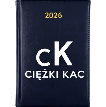 Kalendář Knižkový kalendář 2026 A5 FunnyCase modrý
