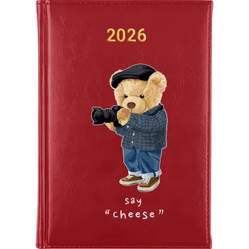 Kalendář Knižní kalendář 2026 A5 FunnyCase červený