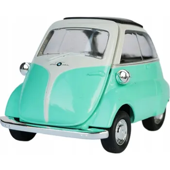 autíčko Kovový model autíčka BMW Isetta 1:34 Welly, otevírací, zelený