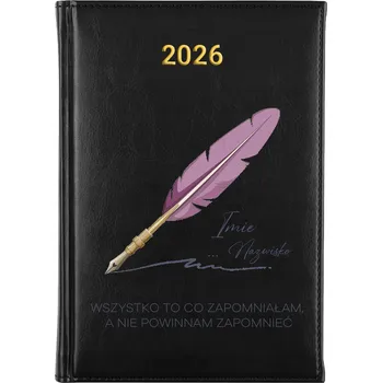 Kalendář Knižkový kalendář 2026 A5 černý