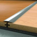 Přechodová lišta 2,7 m x 40 mm stříbrná samolepící