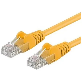 Síťový kabel PremiumCord Patch kabel UTP RJ45-RJ45 level 5e 1m žlutá