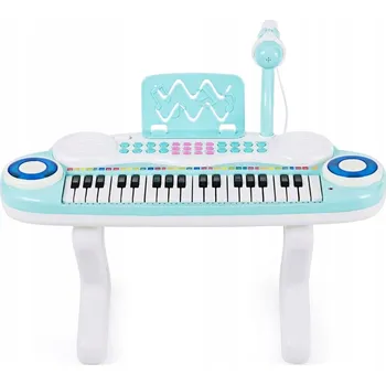 Hudební nástroj pro děti Dětské piano s mikrofonem a hudbou 48 x 20 x 38 cm