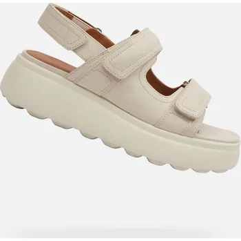 Dámské sandále Dámské sandály GEOX SPHERICA EC4.1 S KRÉMOVÁ 36