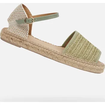 Dámské sandále Dámské sandály GEOX D LAMPEDUSA SVĚTLE ZELENÁ 38