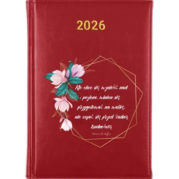 Kalendář Knižní kalendář 2026 A5 FunnyCase červený