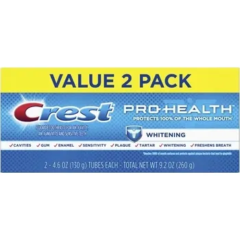 zubní pasta Crest Pro Health Whitening 2 x 121 g.