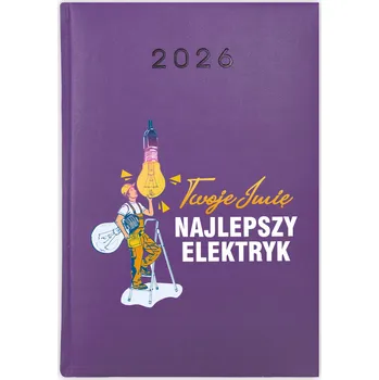 Kalendář Knižní kalendář 2026 A5 FunnyCase fialový