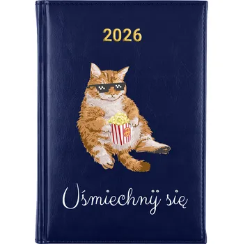 Kalendář Knižní kalendář 2026 A5 modrý