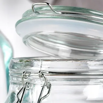 Zavařovací sklenice Zavařovací Sklenice s klipem skleněná 3,4 l