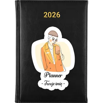 Diář Knižkový kalendář 2026 A5 černý