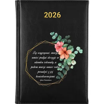 Kalendář Knižní kalendář 2026 A5 FunnyCase černý