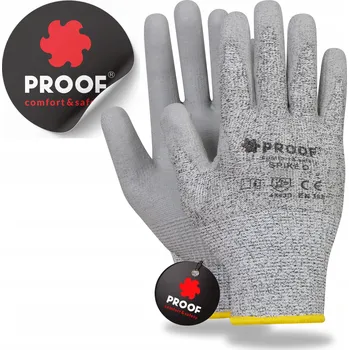 Pracovní rukavice Rukavice Proof RĘKAWICE ROBOCZE ANTYPRZECIĘCIOWE 8 NAKLEJKA velikost 8 - M 1 pár