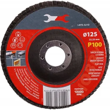Brusný kotouč Lamelový brusný kotouč RTS I-RTS-3210 125x22,2mm P100