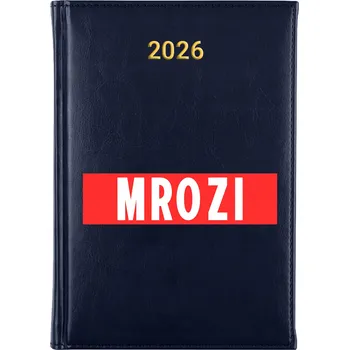 Kalendář Knižkový kalendář 2026 A5 FunnyCase modrý