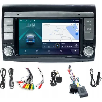 Autorádio GPS Rádio Android pro Fiat Bravo 2007-2012 CarPlay WiFi USB Modem SIM 4/64GB