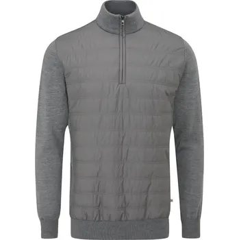 Pánský svetr Ping bunda Connell - šedá: Pánské S