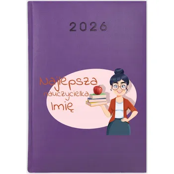 Kalendář Knihový kalendář 2026 A5 fialový